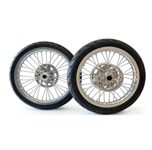 Chrome Supermotos for 79 bike