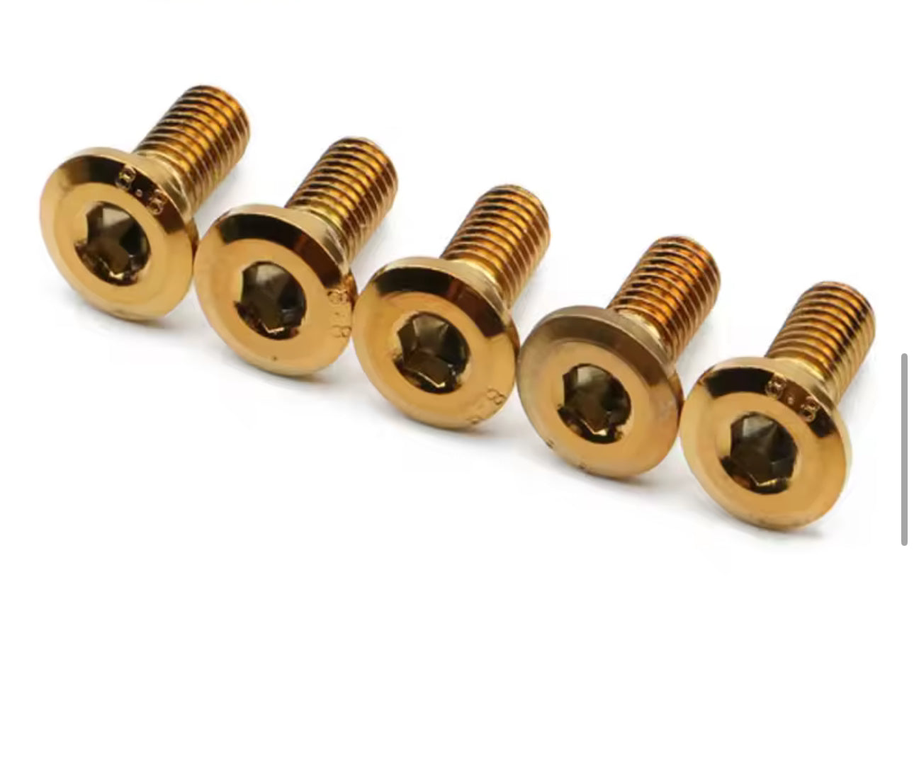 ETM RTR TITANIUM BRAKE ROTOR DISC BOLTS